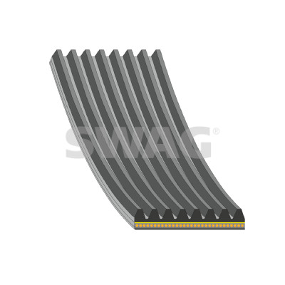 SWAG 33 11 0726 Ιμάντας poly-V από την πλευρά της μηχανής for SUZUKI